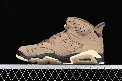All categories Air Jordan Jordan series basketball shoes Air Jordan 6 Air Jordan 6 Gore-Tex "Brown Kelp" AJ6 Joe 6 Workwear Green FD1643-300